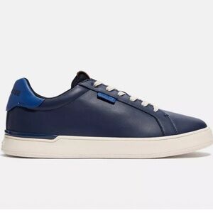 NWOT Coach Lowline Low Top Sneaker
In Colorblock Leather Navy/Blue Men’s 7.5